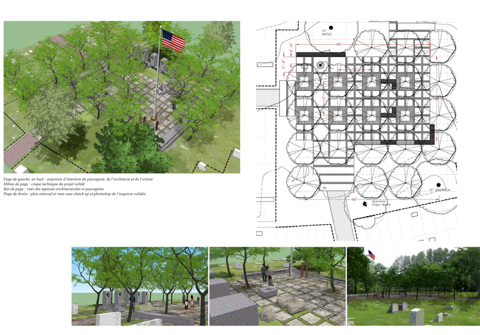 Un espace public pour une mémoire commune paysagiste Clermont-Ferrand