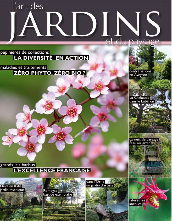 couverture 2 de l'art des jardins article paysagiste Clermont-Ferrand