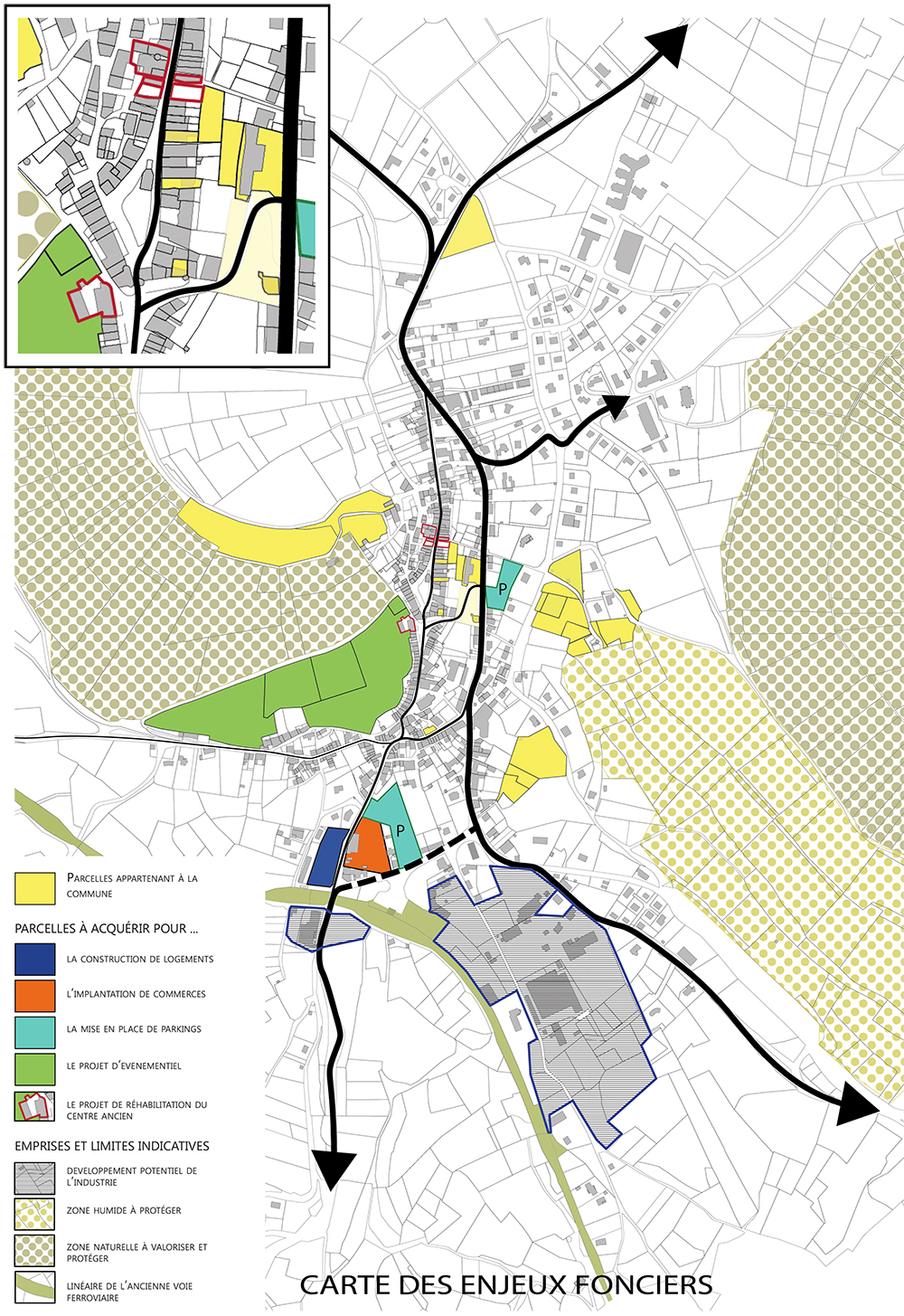 projet revitalisation centre bourg Allègre paysagiste Clermont-Ferrand 4