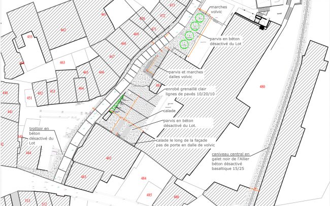 réaménagement abord ancien hôpital de thiers